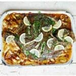 baked whole turbot