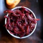 caramelised red onions