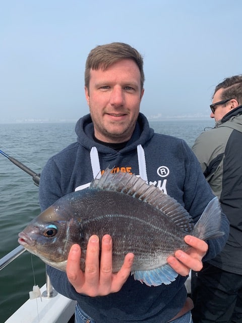 son with sea bream