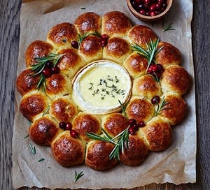 festive filled brioche