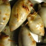 morcilla stuffed baby squid
