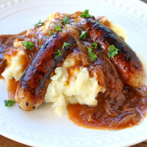bangers and mash