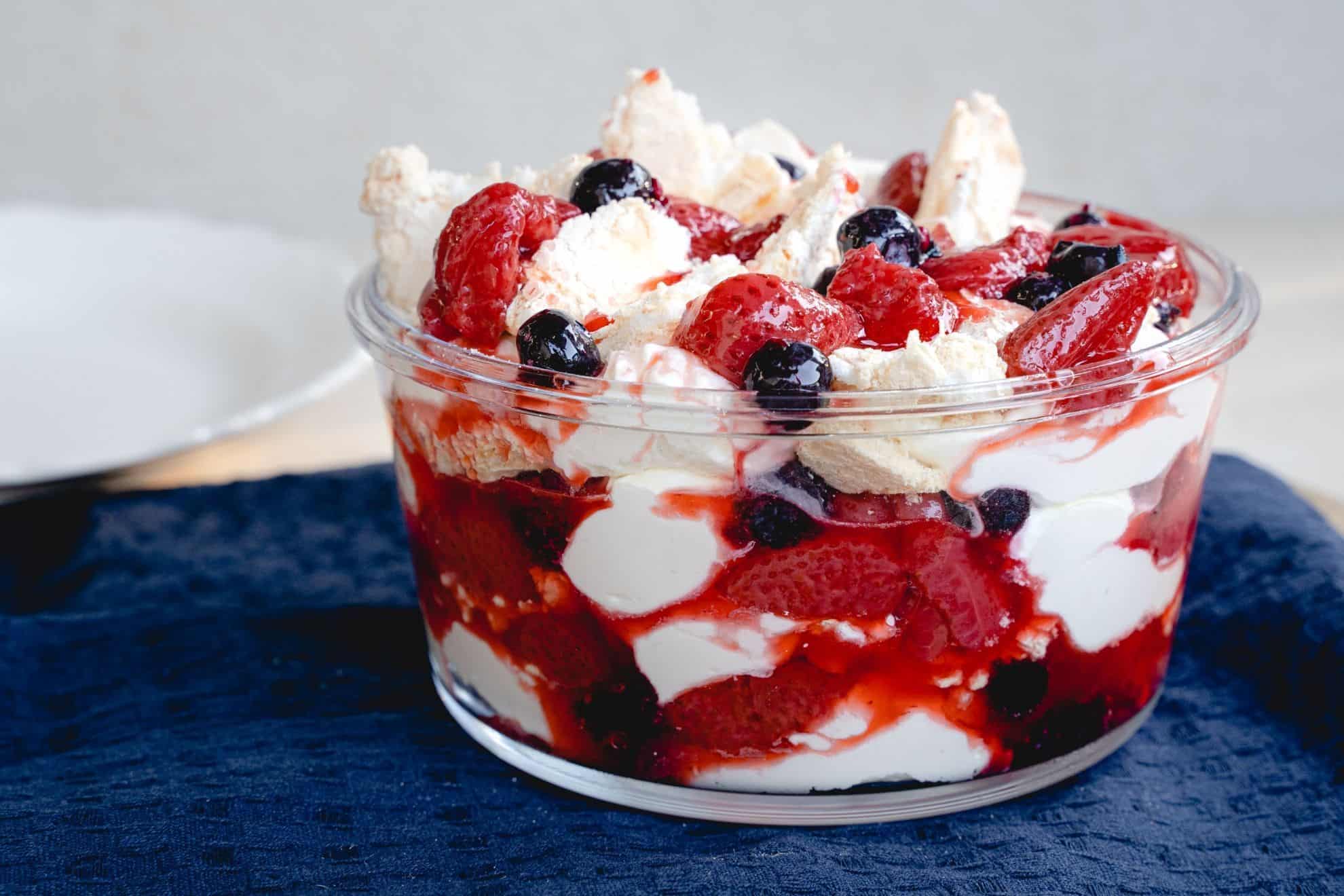 Eton Mess Summer in a Bowl Grandads Cookbook