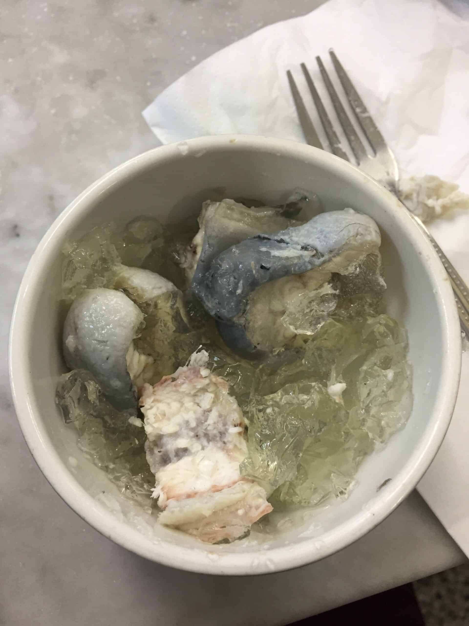 Conger Eel Served In Natural Jelly Grandads Cookbook
