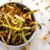 frizzled leeks