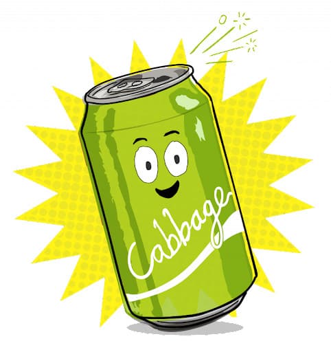cabbage water in can