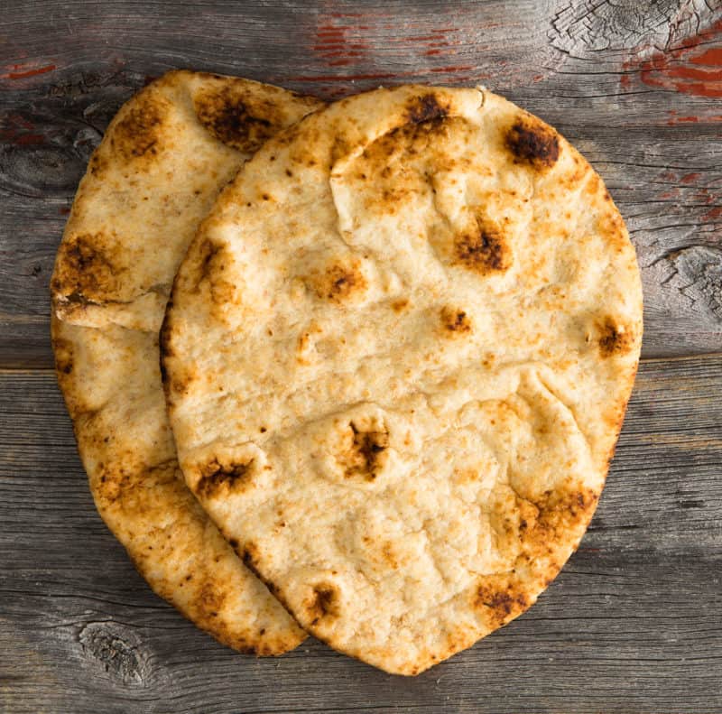 Peshwari naan breads