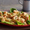 coronation chicken on a serving dish